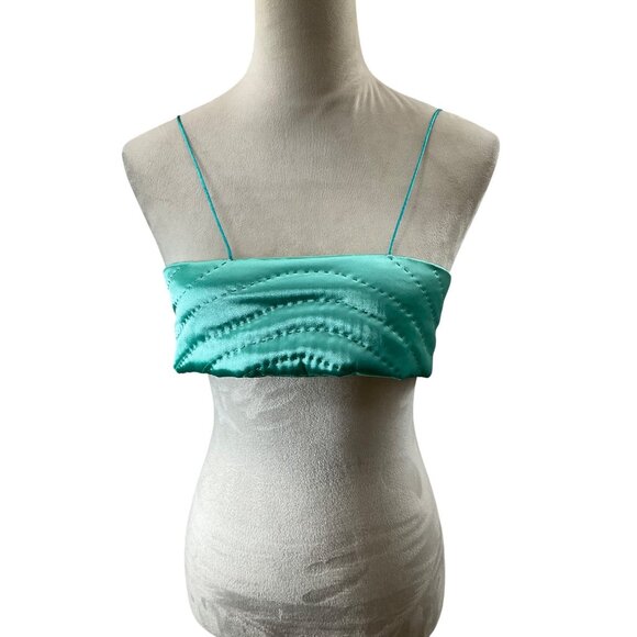 NWT Cult Form TURQ YORGAN BRA   Size: Medium - Picture 1 of 13